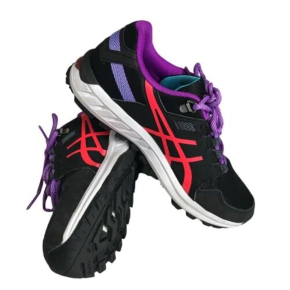 ASICS Women's Size 7.5 M GEL CITREK Trail Running Athletic Shoes Black EUC - Picture 2 of 11